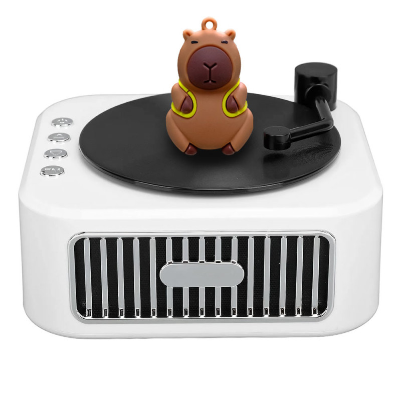 Parlante Bluetooth Recargable Estilo Tocadiscos Varios - Imagen 3