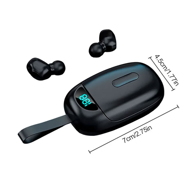 Auriculares Inalambricos In Ear Estereo Inmersivo Con Power Bank - Imagen 2