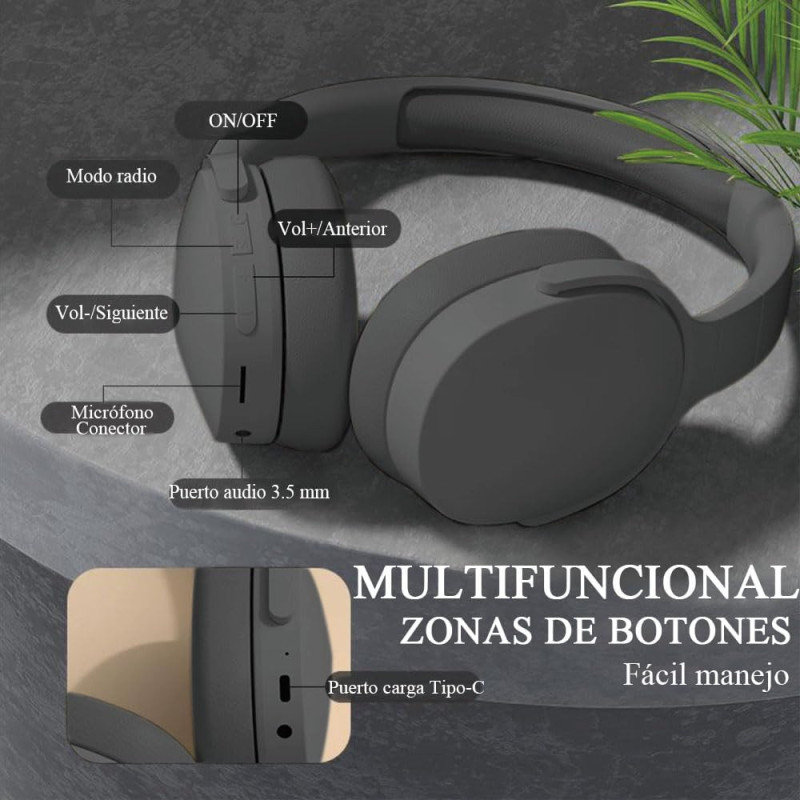 Auriculares Vincha Wireless Headset Pure Bass Zero - Imagen 4