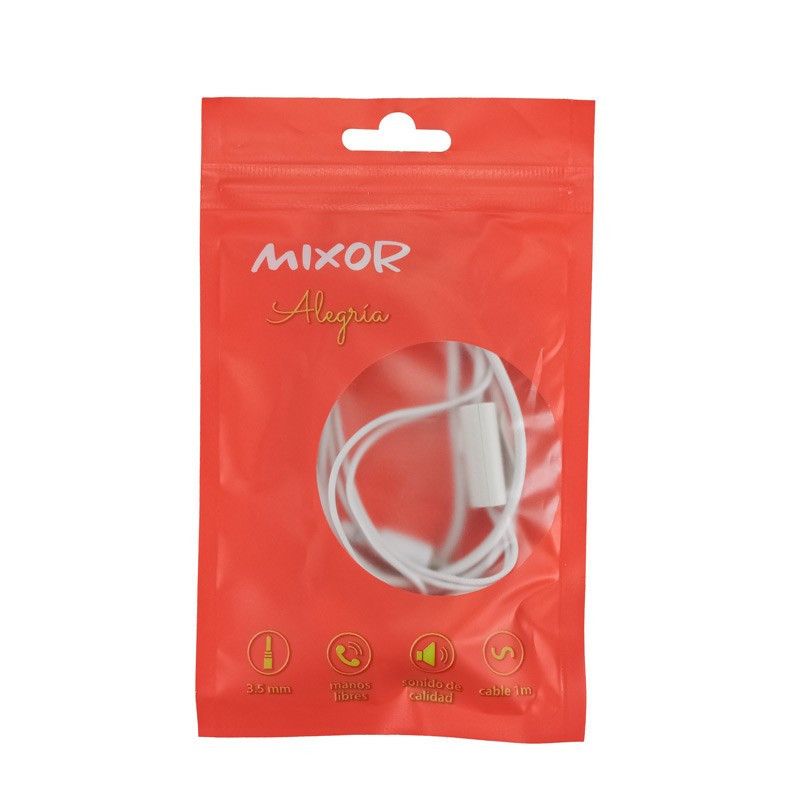 Auriculares Manos Libres In Ear Auxiliar 3,5mm Mixor - Imagen 6
