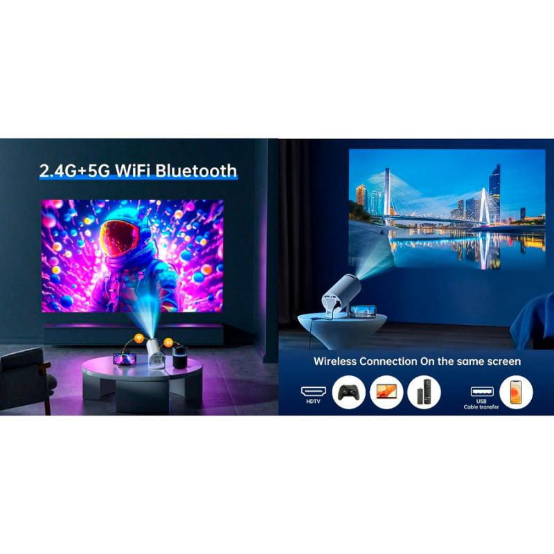 Proyector Portátil Ultra HD 4k Android - Imagen 6