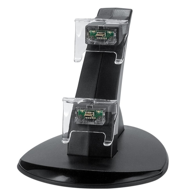 Base Cargador Soporte Doble Joystick Xbox One Juegos - Imagen 5