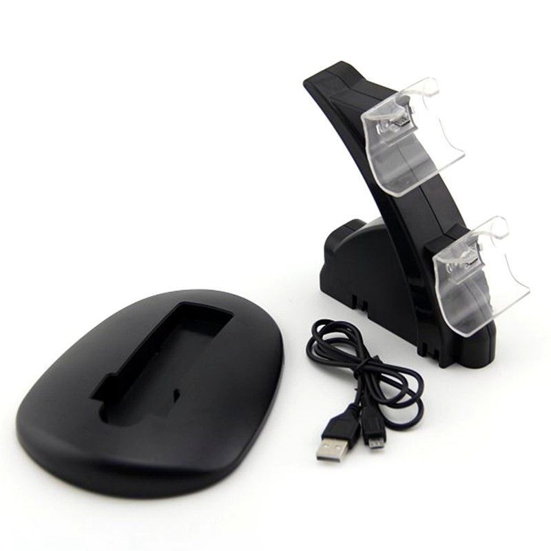 Base Cargador Soporte Doble Joystick Xbox One Juegos - Imagen 6