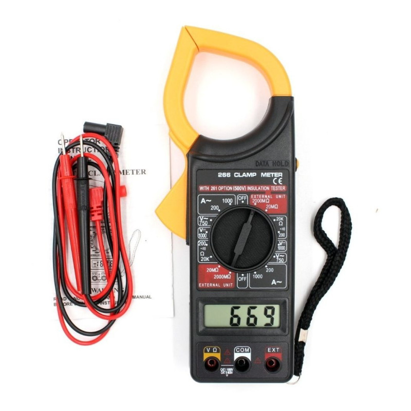 Pinza Amperometrica Digital Multiples Usos Con - Imagen 3