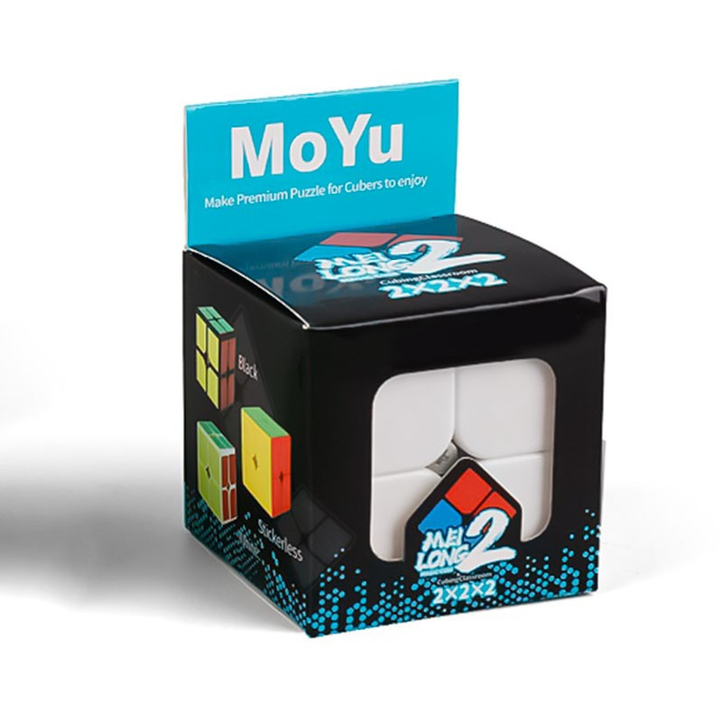Cubo Moyu 2x2x2 Stickerless Speedcube Cubo Rubik Dos Por Dos - Imagen 4