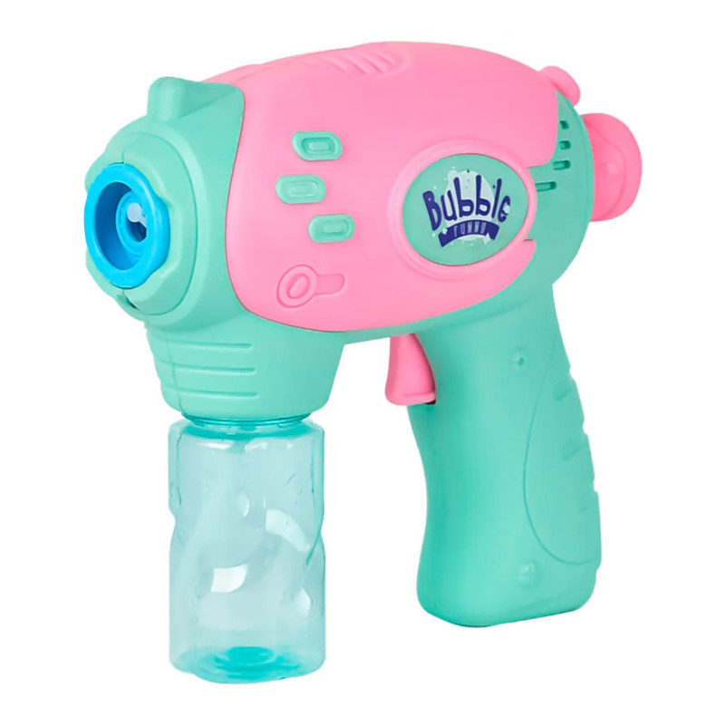 Pistola Burbujero Bubble Gun Raptor A Pilas Con Botella De - Imagen 5