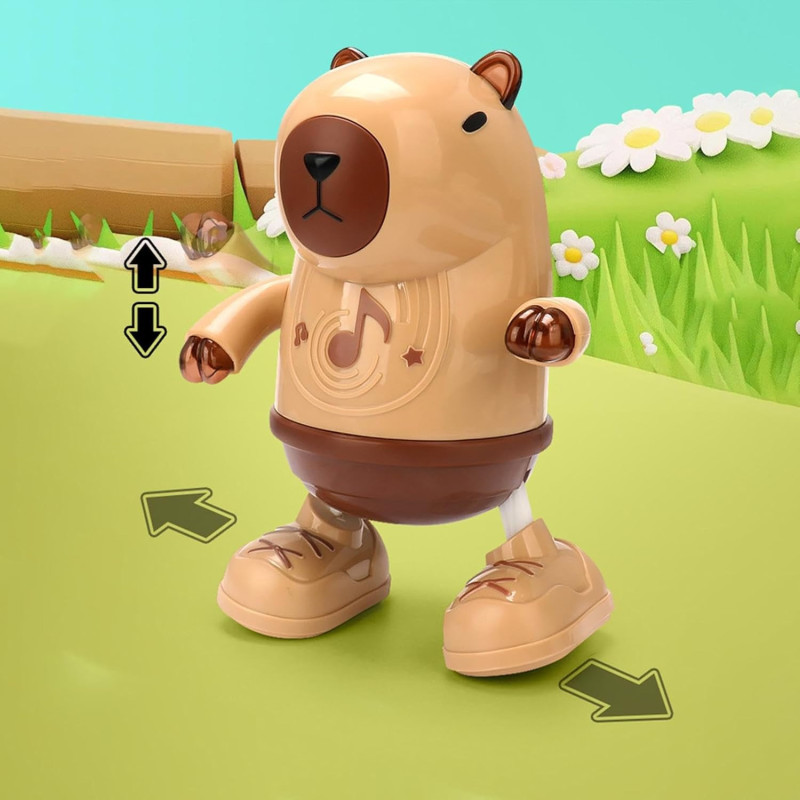 Muñeco Capibara Dance Bailarin Con Música Y Luces A - Imagen 2
