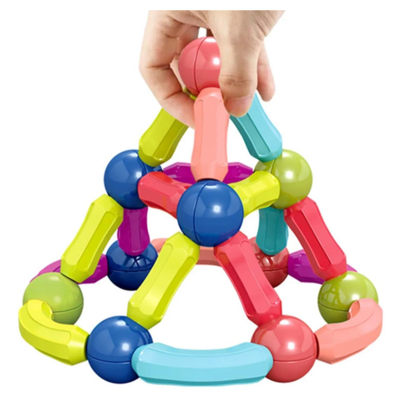 Bloques Magneticos Juguete para Armar Magnetic Stick 100 - Imagen 4