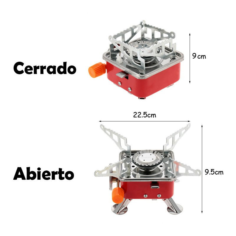 Anafe A Gas Butano - Estufa De Viaje - Ornalla Plegable - Imagen 3
