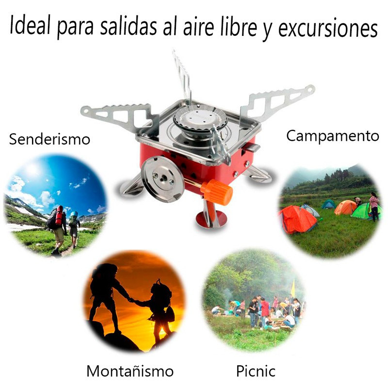 Anafe A Gas Butano - Estufa De Viaje - Ornalla Plegable - Imagen 6