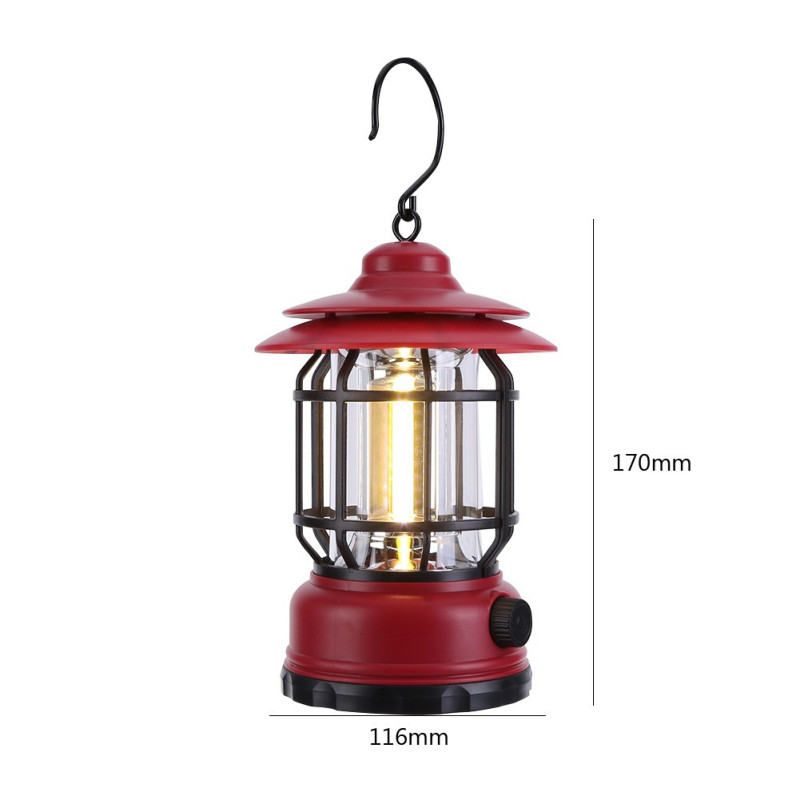 Lampara Farol De Camping Led Recargable Luz Neutra Con Llave De - Imagen 5