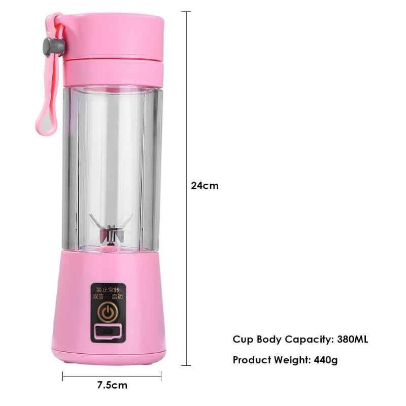 Licuadora Portátil Deportiva Autolimpiante Usb 380ml 6 - Imagen 3