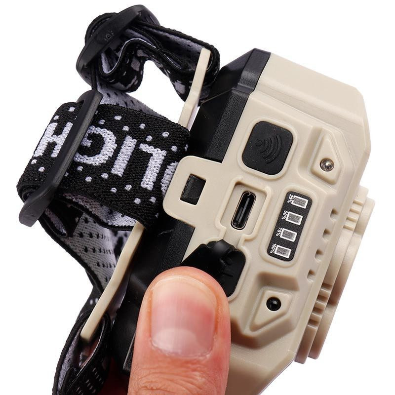 Linterna Vicha Minero LED Recargable USB Encendido Con Sensor - Imagen 3
