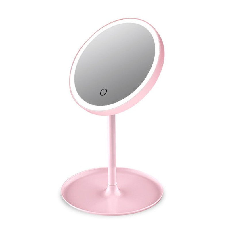 Espejo Doble Aumento 360° Luz Led Maquillaje Carga - Imagen 7