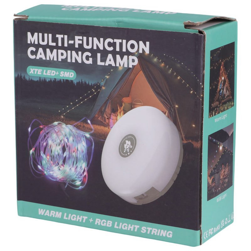 Luz De Camping Led De Emergencia Recargable USB Multifuncion - Imagen 7