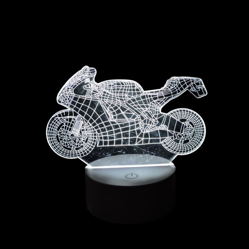 Lampara Velador Led 3D De Escritorio Conección USB 3 - Imagen 4