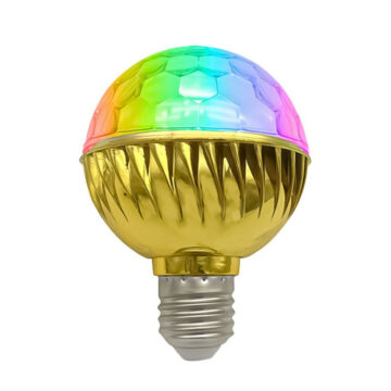 Alternative view of Foco Giratorio RGB Magic Ball Bombilla Discoteca E27 Funcion