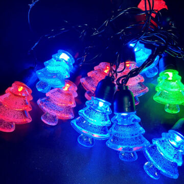 Alternative view of Guirnalda Luminosa Led RGB En Forma De Pino Navideño