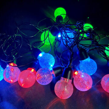 Alternative view of Guirnalda Luminosa Led RGB En Forma De Esfera