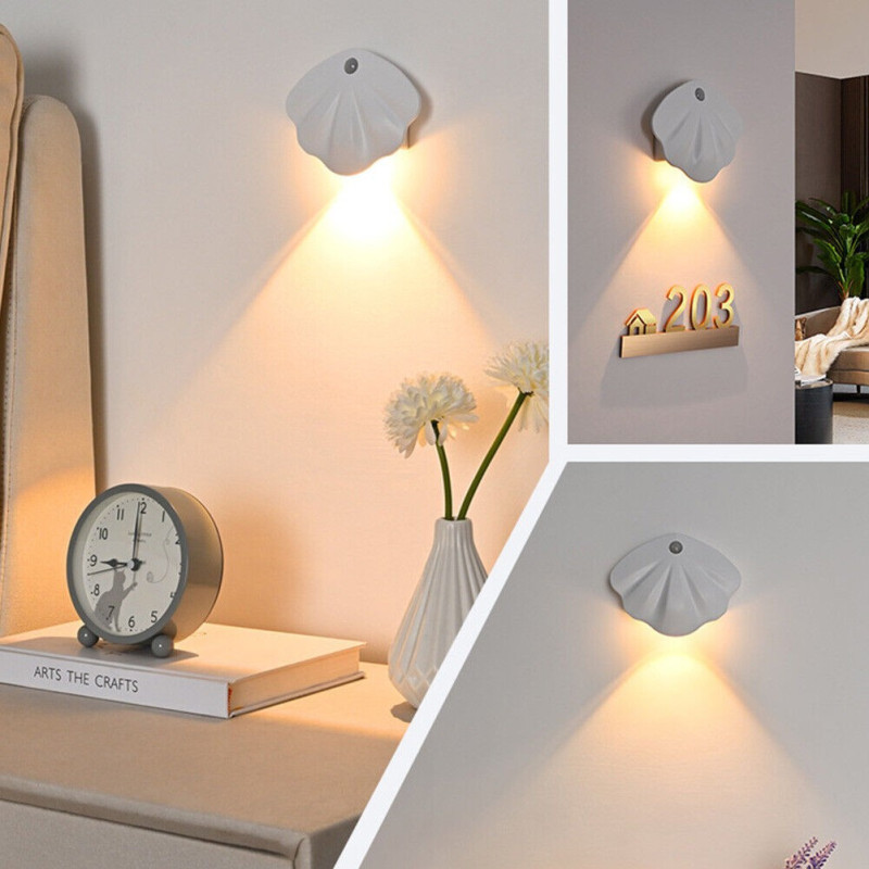 Luz De Pared Regulable Con Sensor De Movimiento Carga USB - Imagen 2
