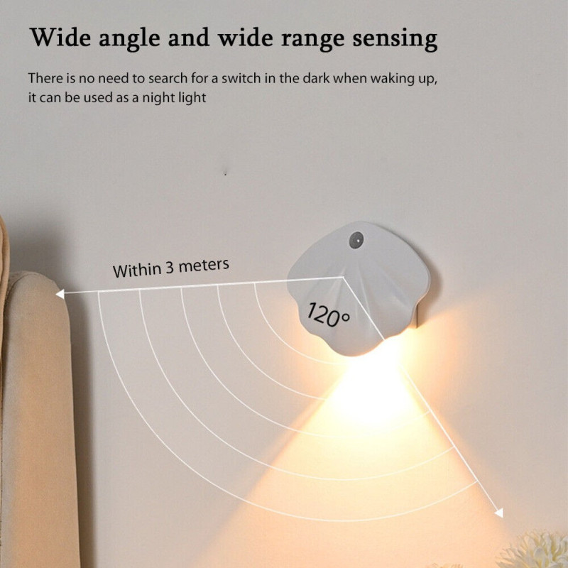 Luz De Pared Regulable Con Sensor De Movimiento Carga USB - Imagen 6