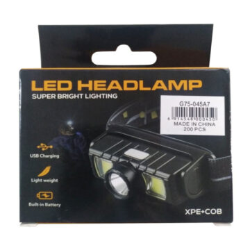 Alternative view of Lampara De Vincha Elastizada LED COB Recargable Por