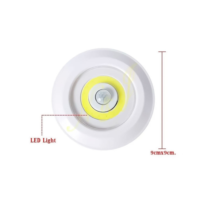 Lampara Luz Led Cob Con Sensor De Movimiento A - Imagen 3