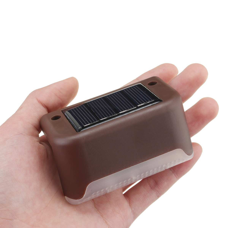 Lamparas De Exteriores LED Recargables Panel Solar Escalones Y - Imagen 6