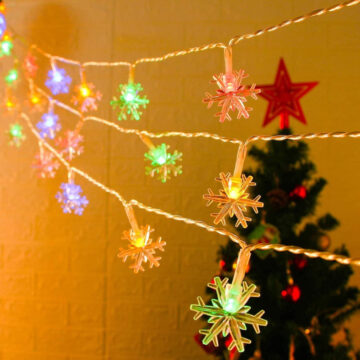 Alternative view of Guirnalda Luminosa Luz Blanco Calido Navidad Para Interiores 3.4