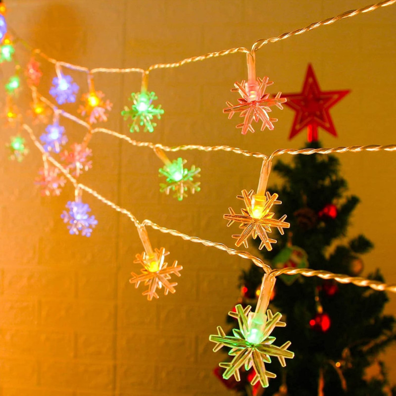 Guirnalda Luminosa Luz Blanco Calido Navidad Para Interiores 3.4 - Imagen 2