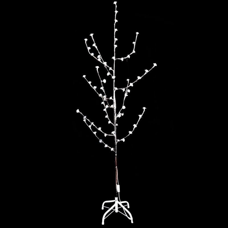 Arbol De Navidad Con Diseño Flor Luz Led Rgb - Imagen 4