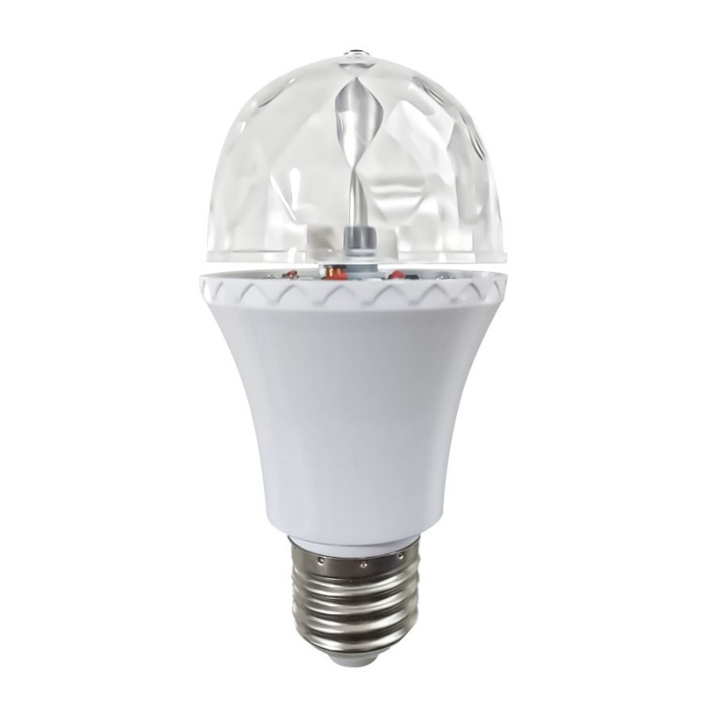 Foco Led RGB Giratorio Bombilla Discoteca Multicolor Rotating - Imagen 3