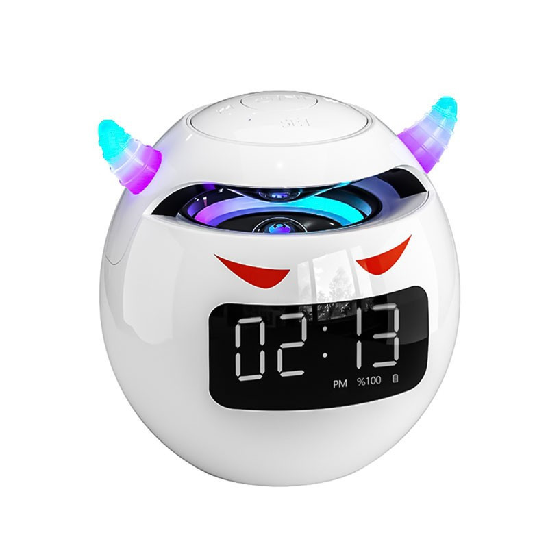 Despertador De Cabecera Diablo Parlante Bluetooth Radio FM - Imagen 7