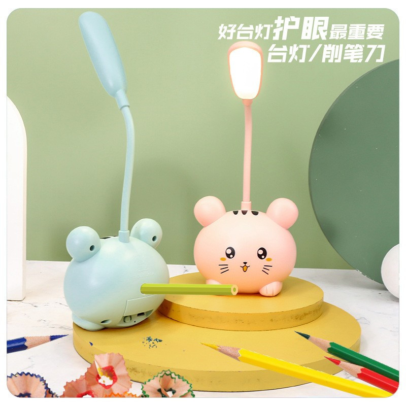 Lampara Infantil Led De Escritorio Luz Blanca Recargable Con - Imagen 4