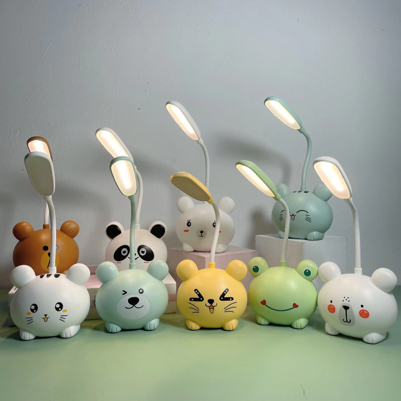Lampara Infantil Led De Escritorio Luz Blanca Recargable Con - Imagen 5
