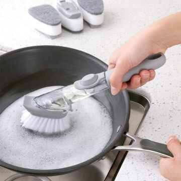 Alternative view of Cepillo De Cocina Limpiador Lavaplatos Con Dispenser