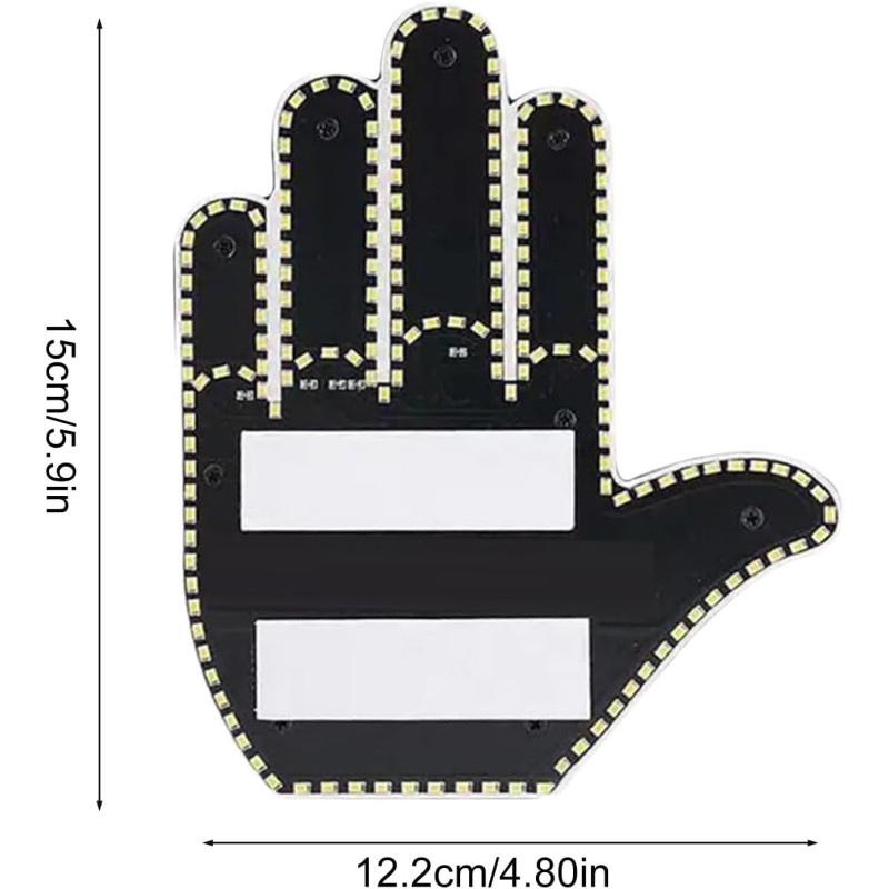 Luz Led Fun Gesture Para Vehiculos Autos + Control Remoto 3 - Imagen 3