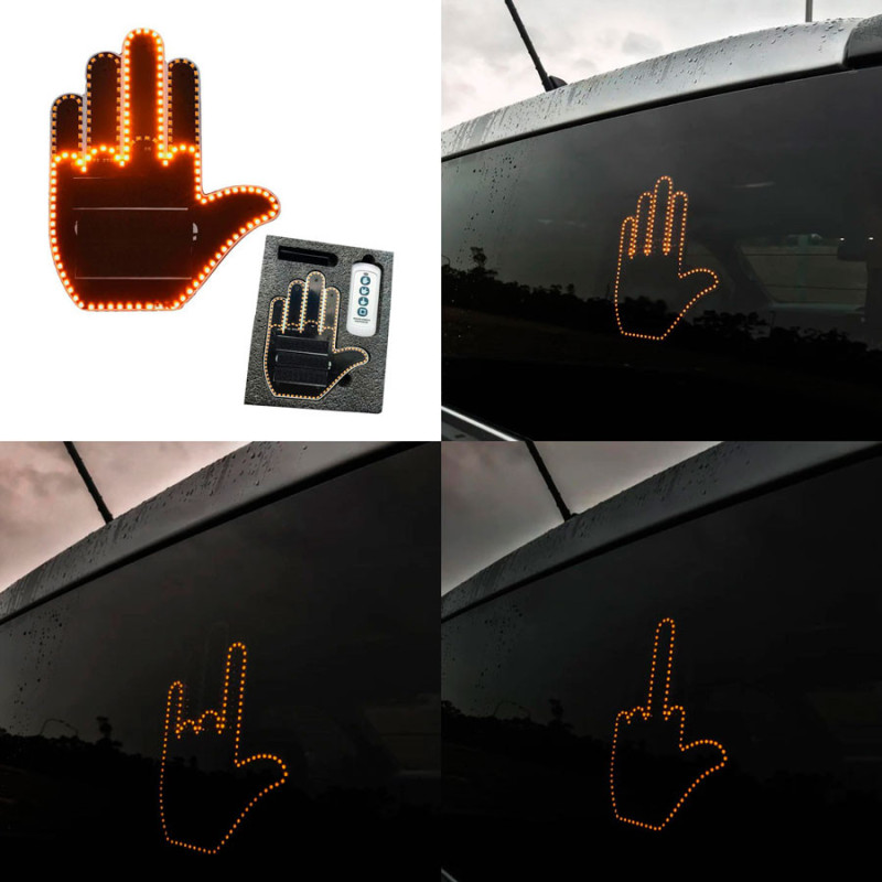 Luz Led Fun Gesture Para Vehiculos Autos + Control Remoto 3 - Imagen 4