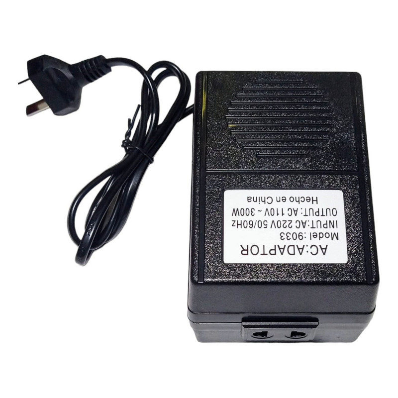 Transformador 220v A 110v Cabezal De Pared Enchufe - Imagen 3