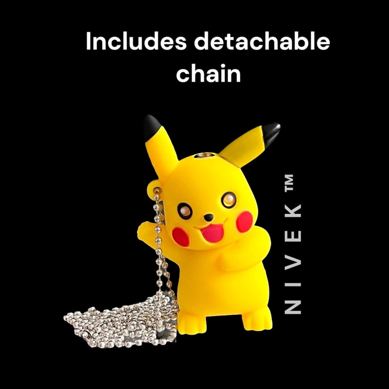 Encendedor De Llama Abierta A Gas Butano Pikachu Con Luz - Imagen 4