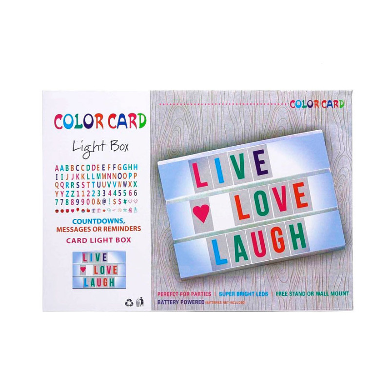 Cartel Luminoso Led Letras Numeros Y Emojis Light Box Cinebox - Imagen 2