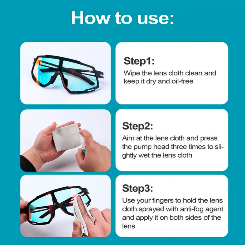 Limpiador y Antiempañante De Lentes, Gafas, Antiparras, Visor - Imagen 4
