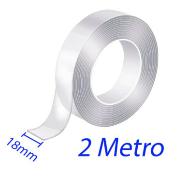 Alternative view of Cinta Doble Faz Transparente 2 Metros 18mm Ivy Grip