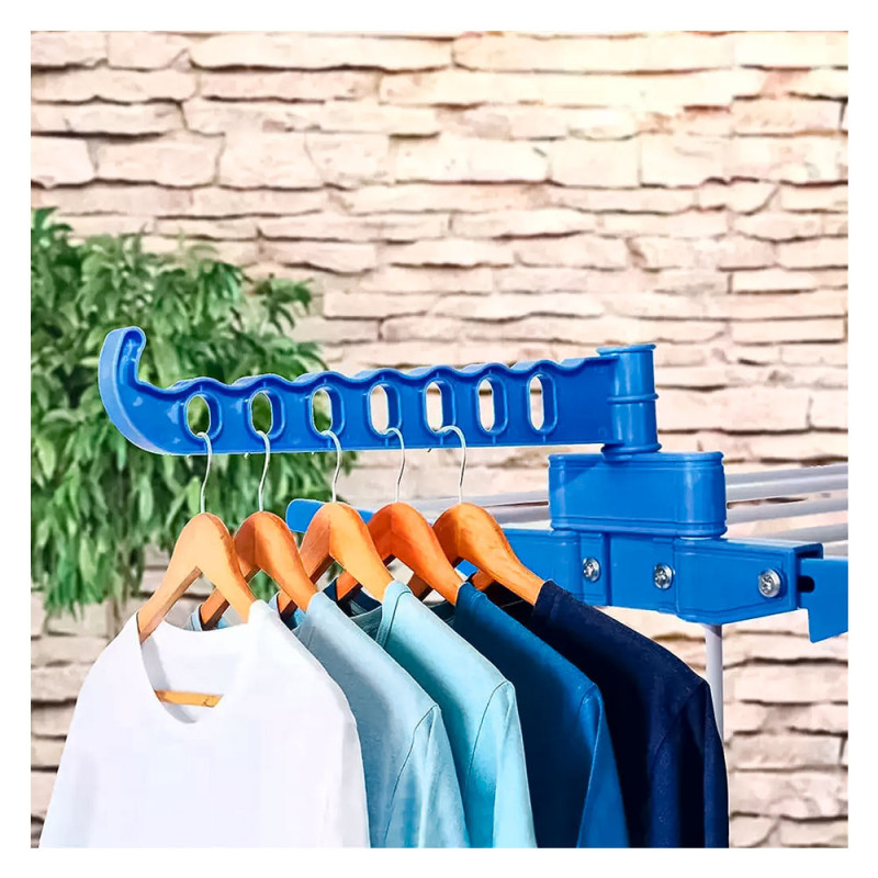 Tender Vertical Para Ropa Con Ruedas Plegable 3 - Imagen 6