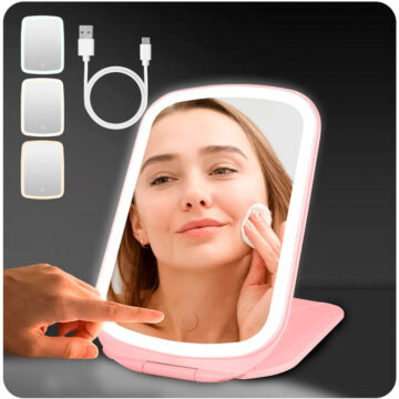Alternative view of Espejo De Maquillaje Portatil Tactil Con Luz Led