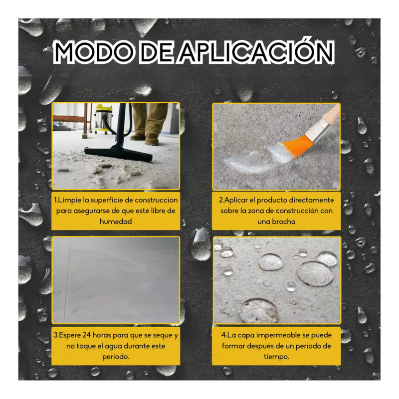 Sellador Impermeabilizante Líquido 300g Eq - Imagen 3