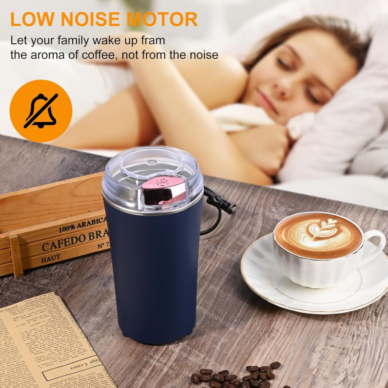 Molino Eléctrico de Café Portátil 150W 220V Acero Inoxidable – - Imagen 4