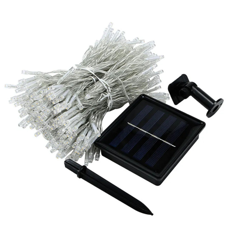 Guirnalda LED Solar 240 LEDs Multicolor – Exterior/Interior - Imagen 5