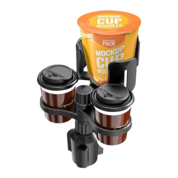 Alternative view of Soporte De Auto Para 2 Vasos Celular Y Vaso Grande