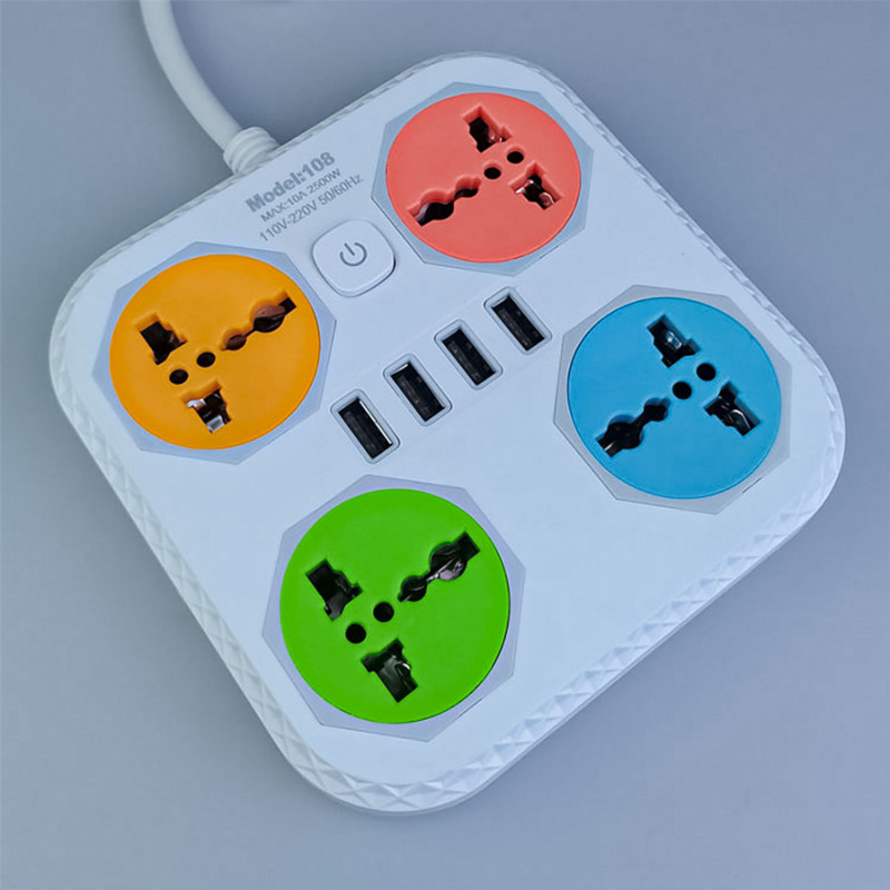 Zapatilla Alargue 220V 4 Entradas Trifásicas + 4 Puertos - Imagen 3